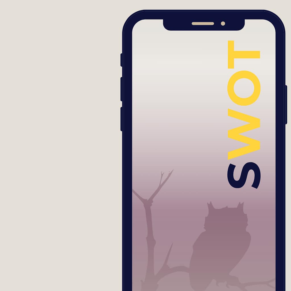 A clean, modern diagram illustrating the SWOT analysis, emphasizing the key aspects of strengths, weaknesses, opportunities, and threats for strategic decision-making.
