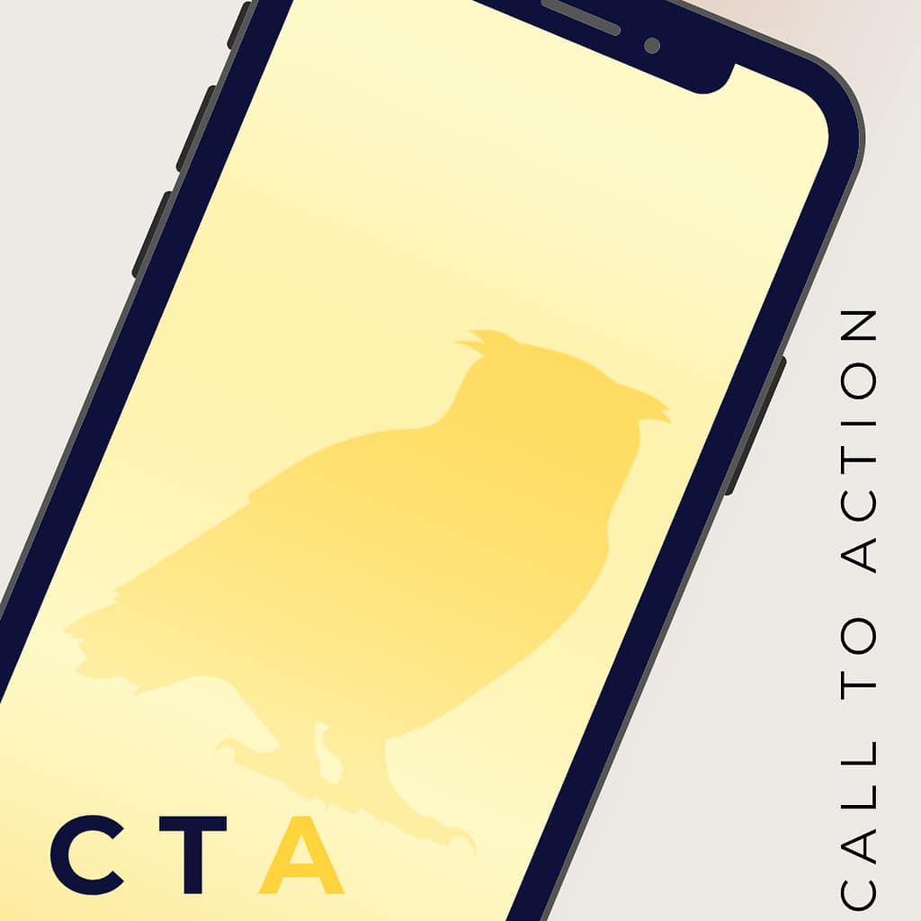 Bright 'Call to Action' button with bold text urging users to take immediate action