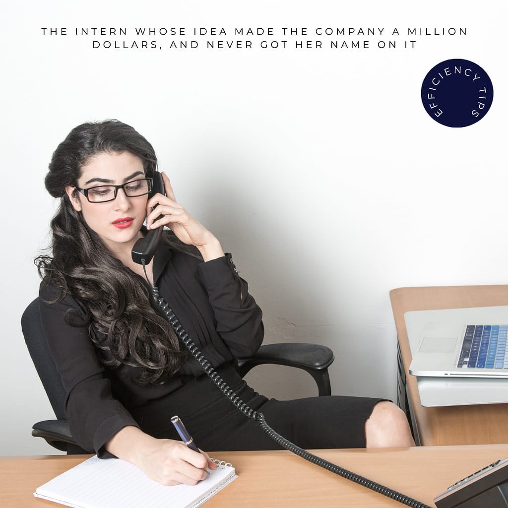workplace credit stealing