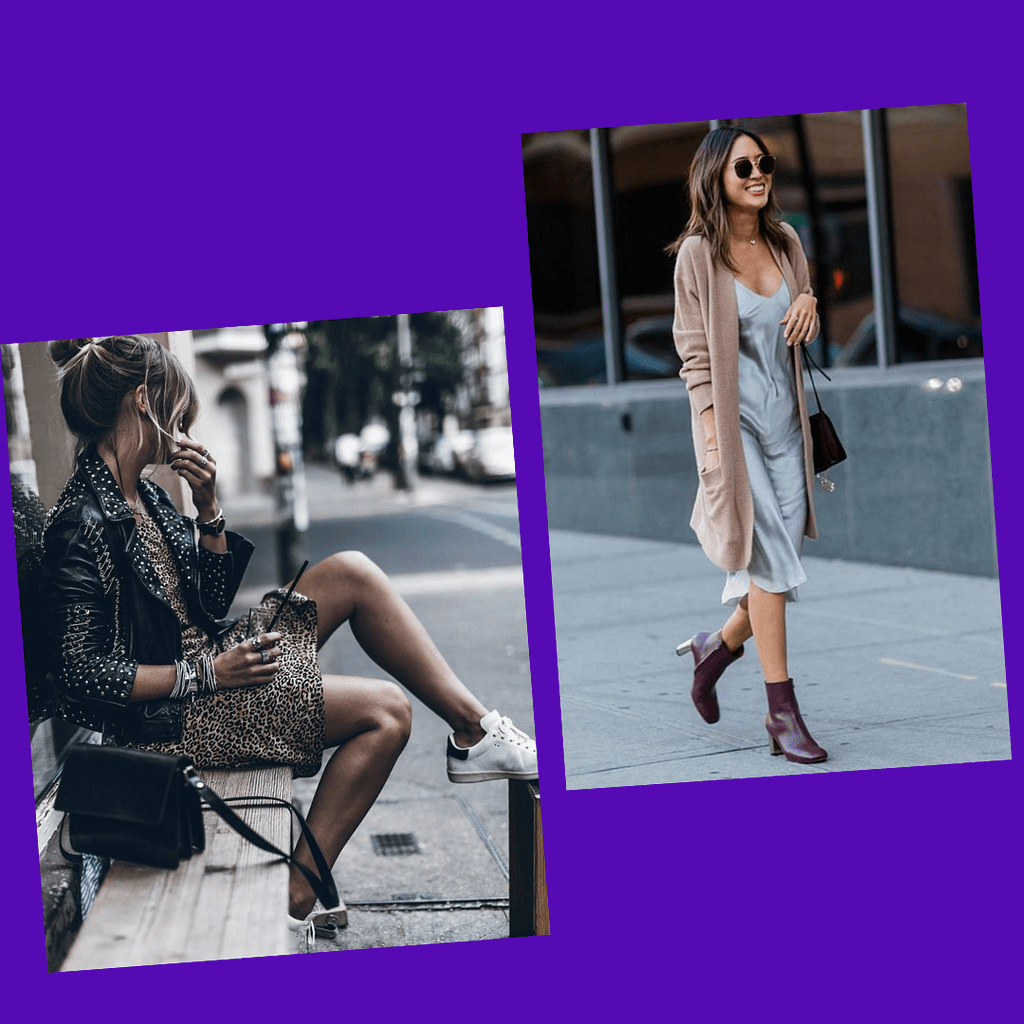 Street style. Women on the street