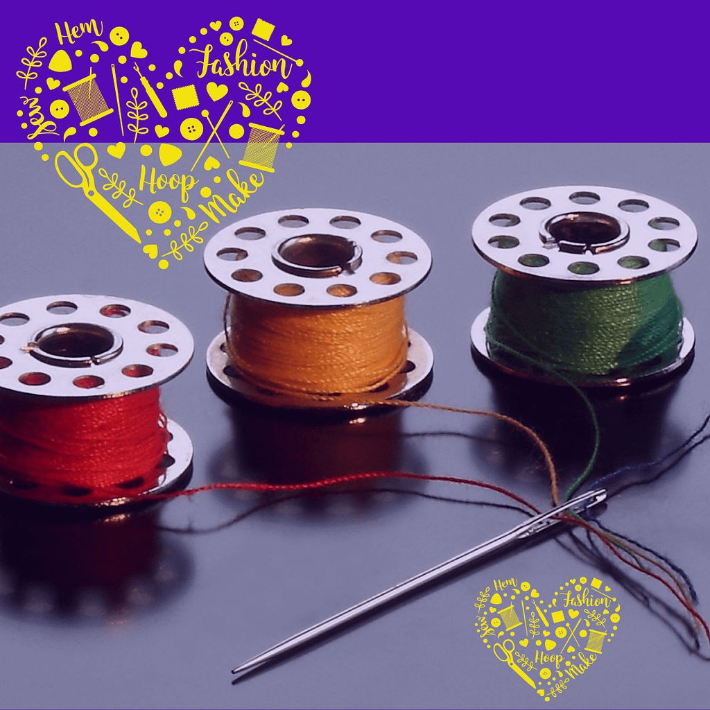 Needle with thread