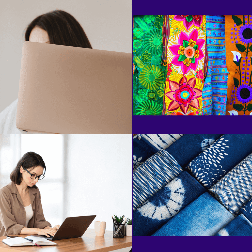 Real printed fabric by fabric designer Alina